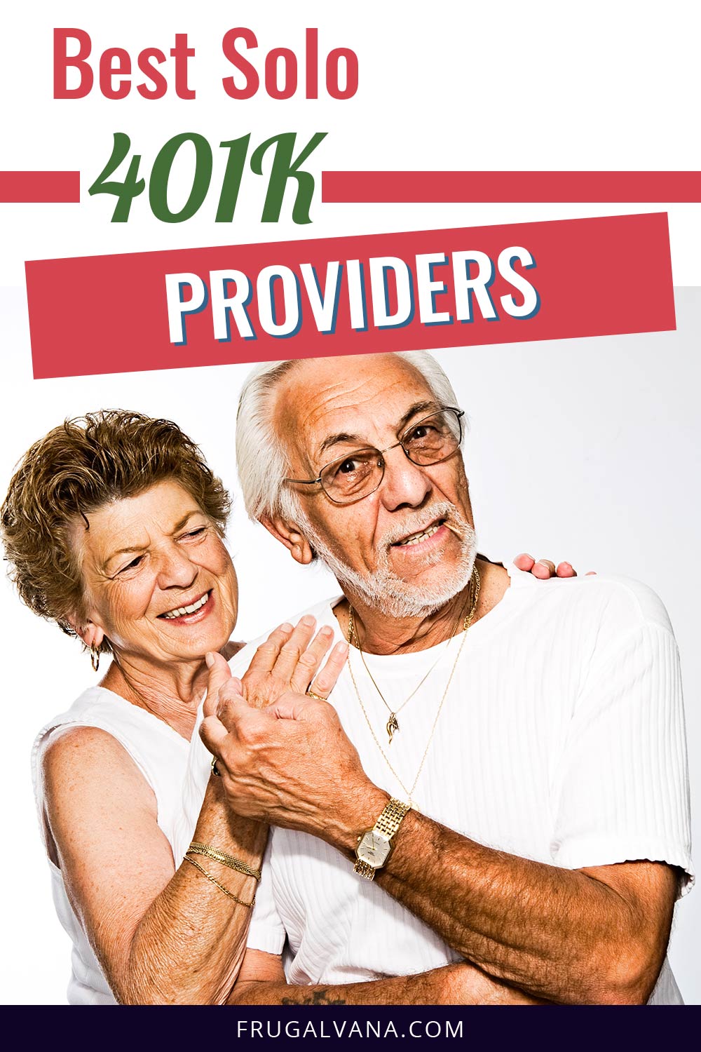 Old man and woman holding hands together - Best Solo 401K Providers